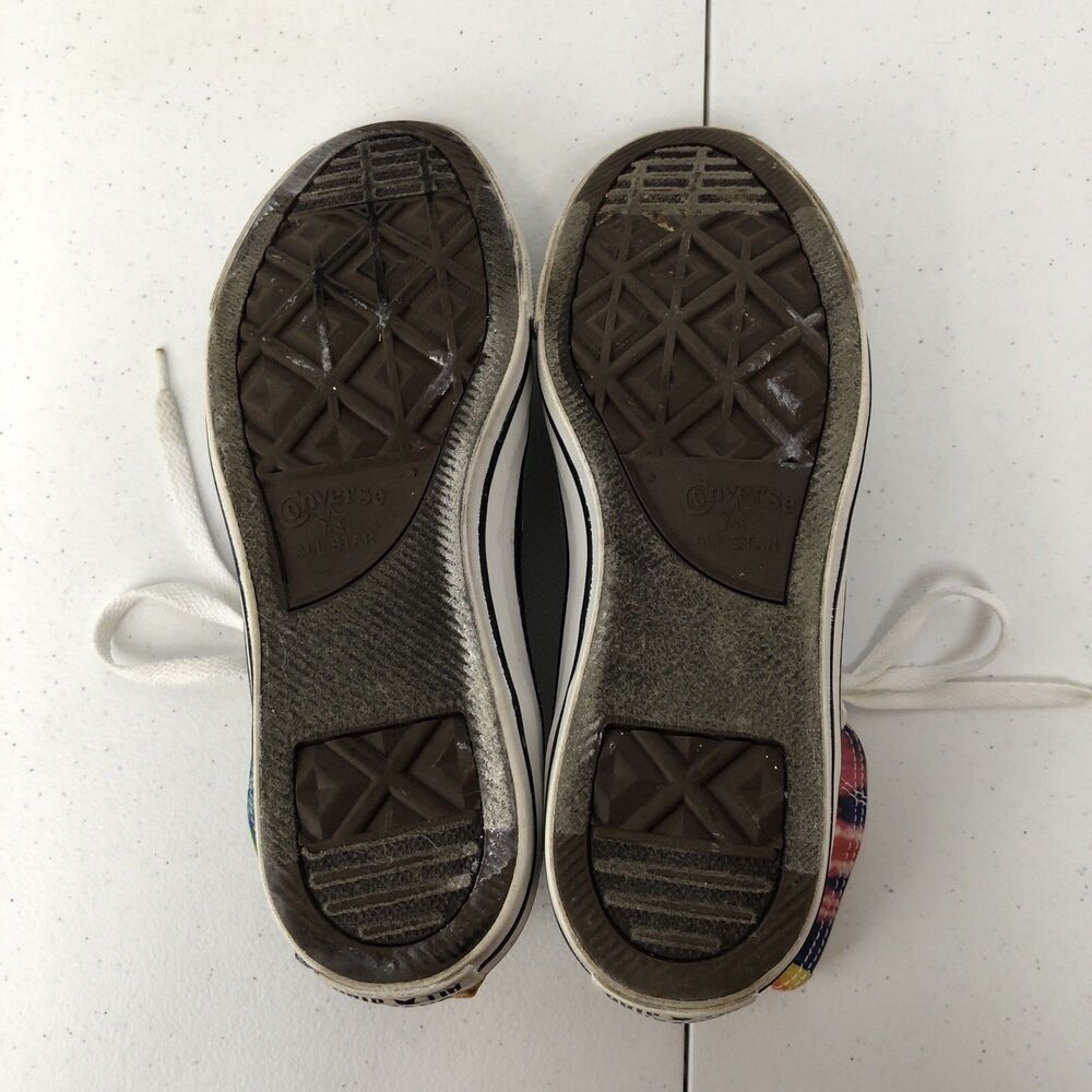 Converse Chuck Taylor All Star Shoes Womens 8.5 Tie Dye High Top Canvas Rainbow - Picture 9 of 12